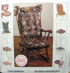 7811 MCCALLS 8 SIZED BACK & BOTTOMS TIED CHAIR CUSHIONS PATTERN